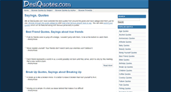 Desktop Screenshot of desiquotes.com