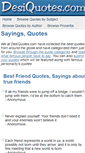 Mobile Screenshot of desiquotes.com